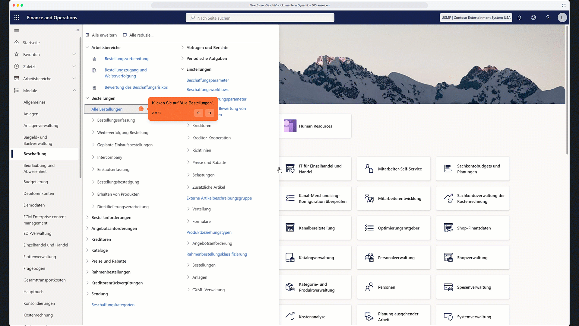 Geschäftsdokumente in Dynamics 365 Finance & SCM anzeigen Image